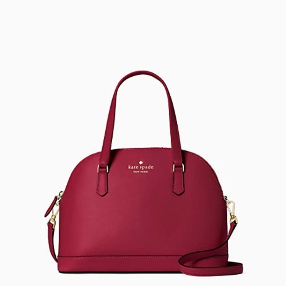 Authentic KATE SPADE leather top zip satchel/crossbody - Picture 4 of 13